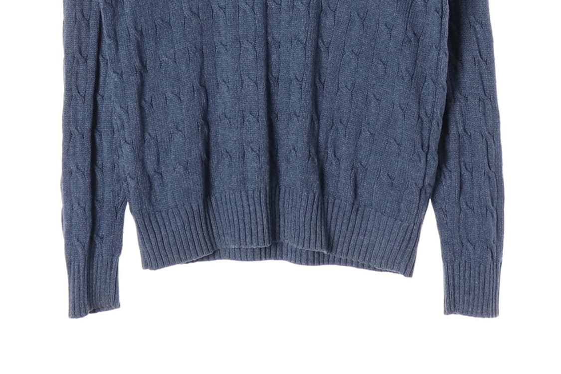 폴로 랄프로렌 실크 케이블 꽈배기 니트 S 상품이미지5