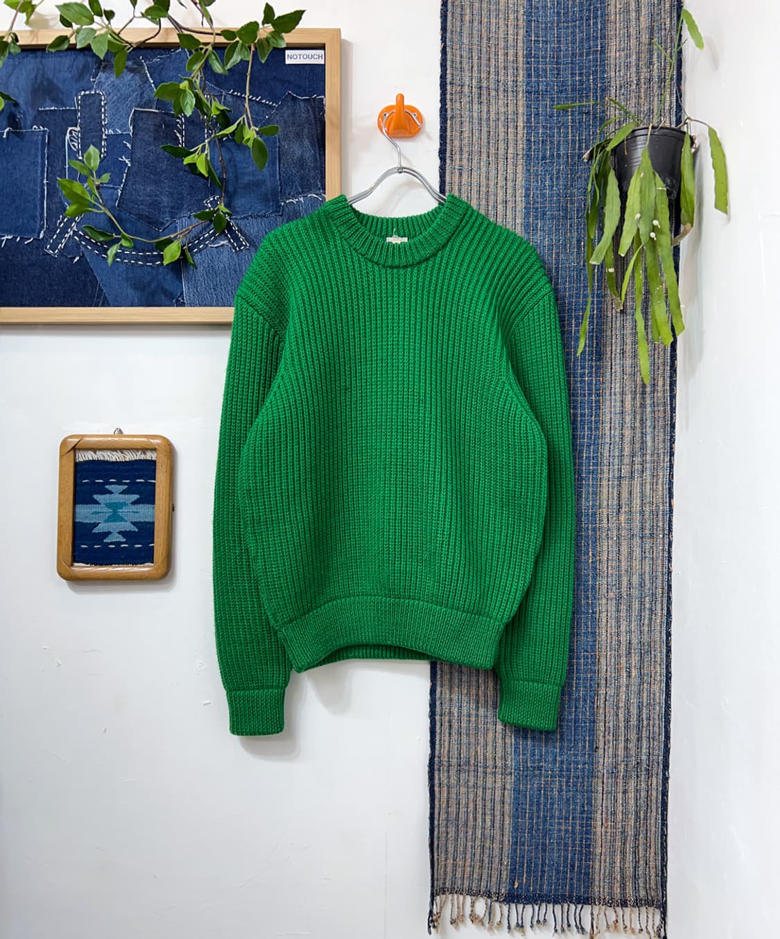 👧🏻MAKTRE    Green Heavy Wool Knitwear 상품이미지1