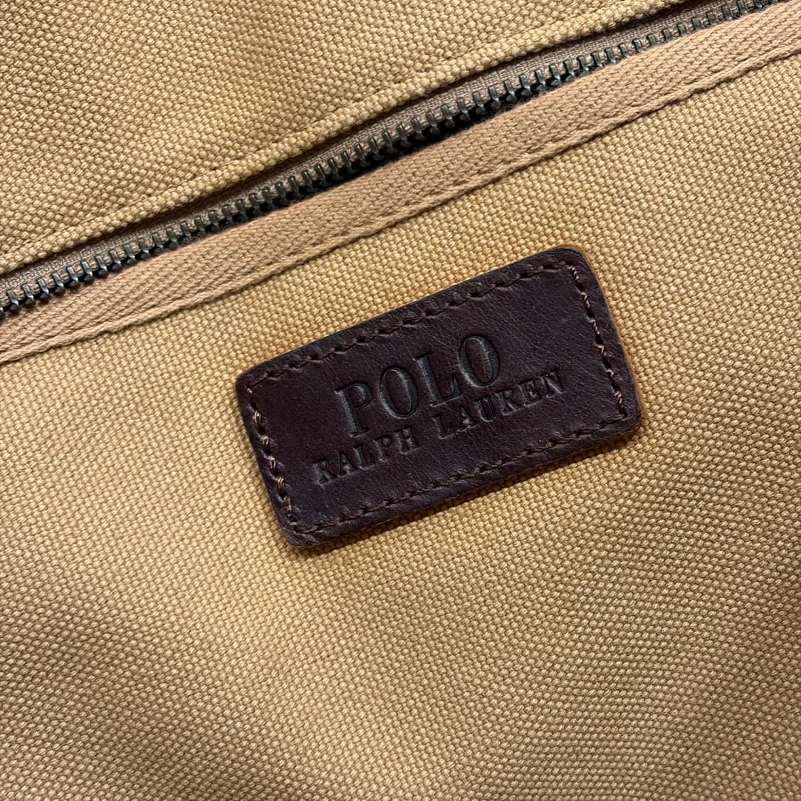 폴로 랄프로렌 캔버스 토트백 베이지 상품이미지4