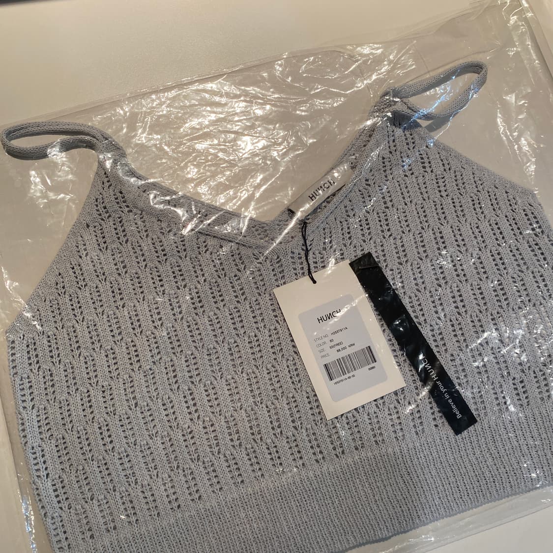 (택부착새상품) HUNCH knit bustier top 상품이미지7