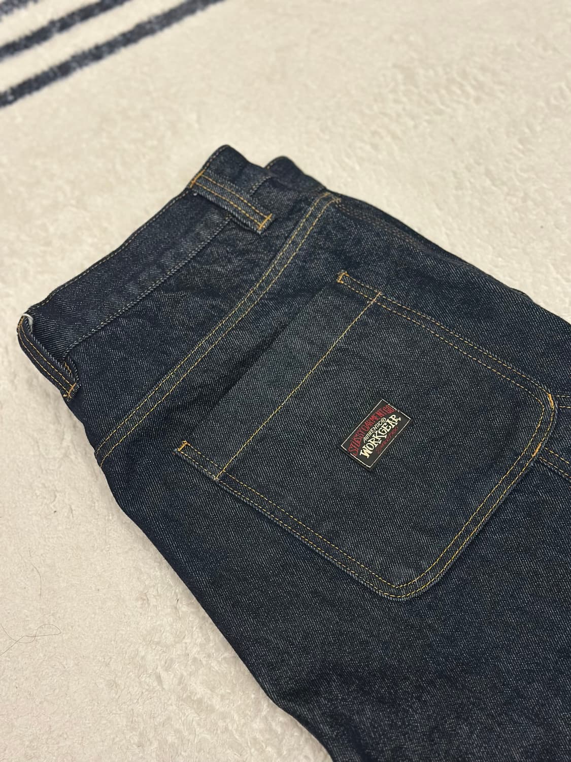 스투시 카펜터 팬츠 로우 데님 인디고 상품이미지1