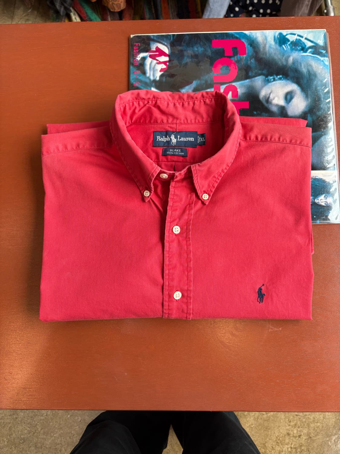 폴로 블레이크 딥핑크 셔츠 상품이미지1