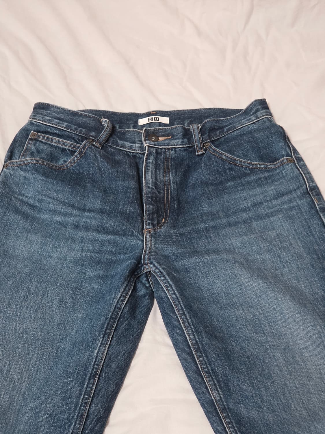 U 레귤러피트 스트레이트 하이라이즈진 27사이즈 상품이미지2