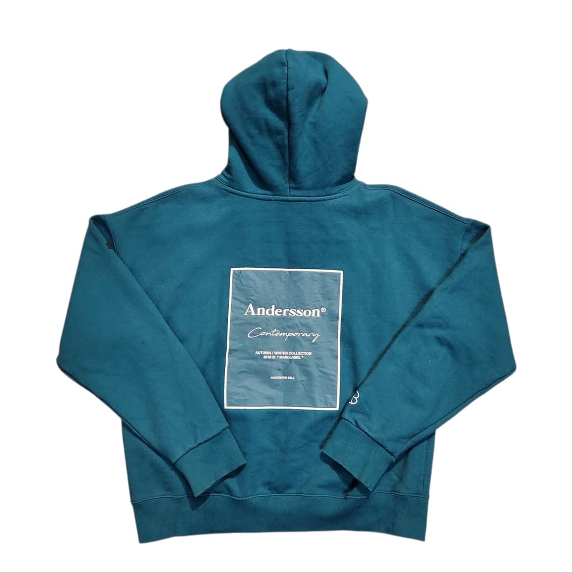 앤더슨벨 빈티지 블루 후드티 (M) 상품이미지2