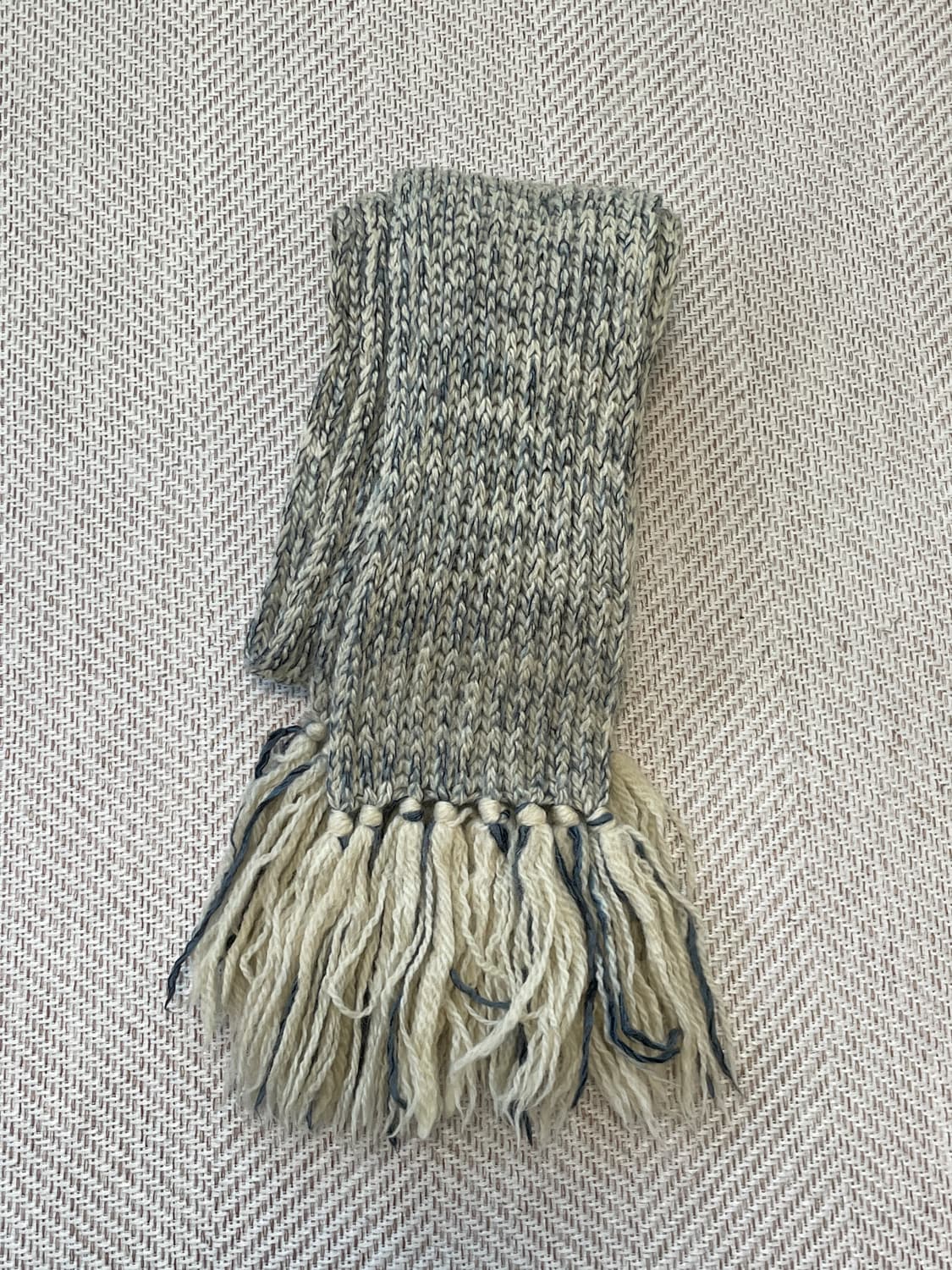 빈티지 울 멜란지 지트 머플러  J03956 상품이미지1