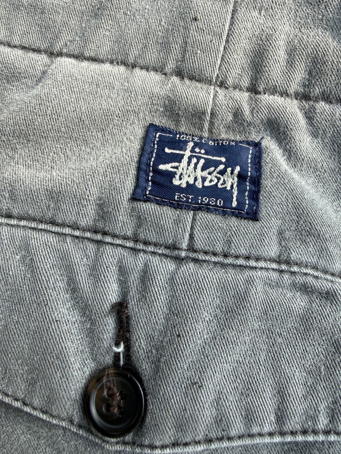 90s 스투시 코튼 치노팬츠 32in 상품이미지6