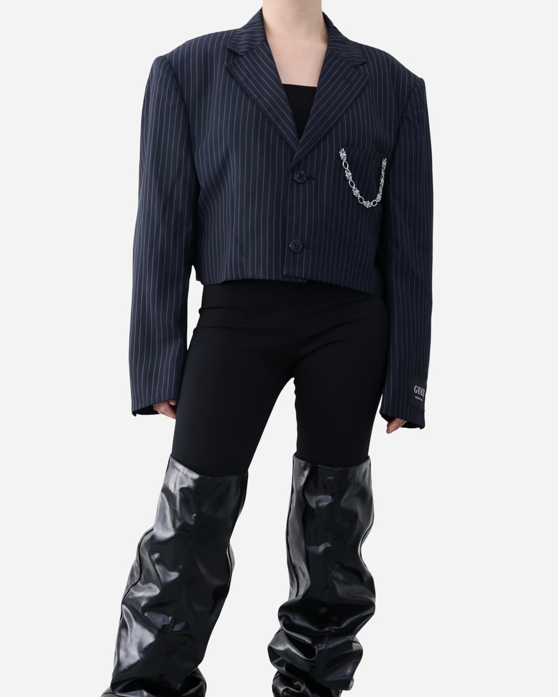 Gucci Cropped Pinstripe Remake Blazer 상품이미지3