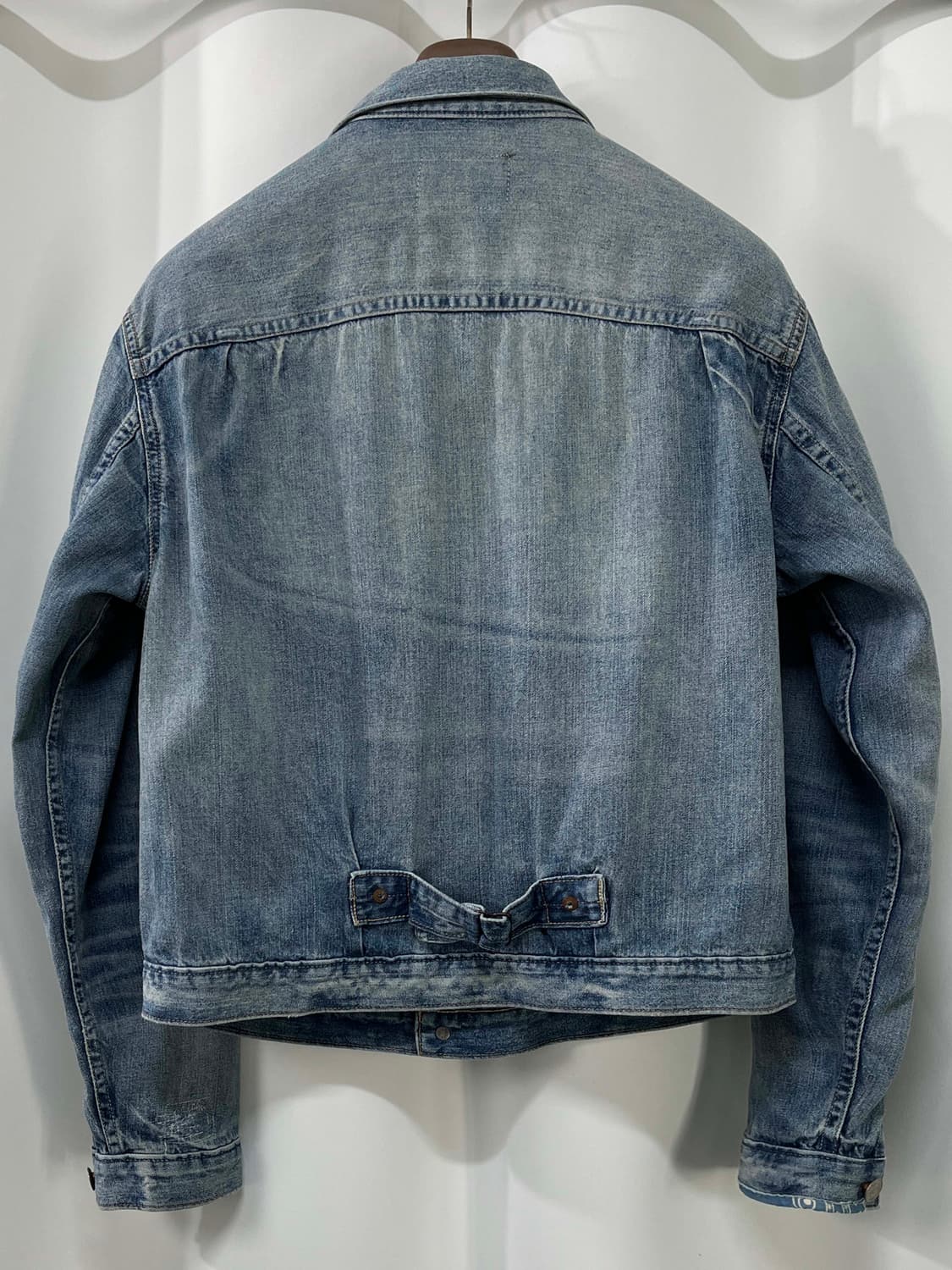 폴로 컨트리 Type1 디스트레스드 리페어 트러커 데님자켓 상품이미지2