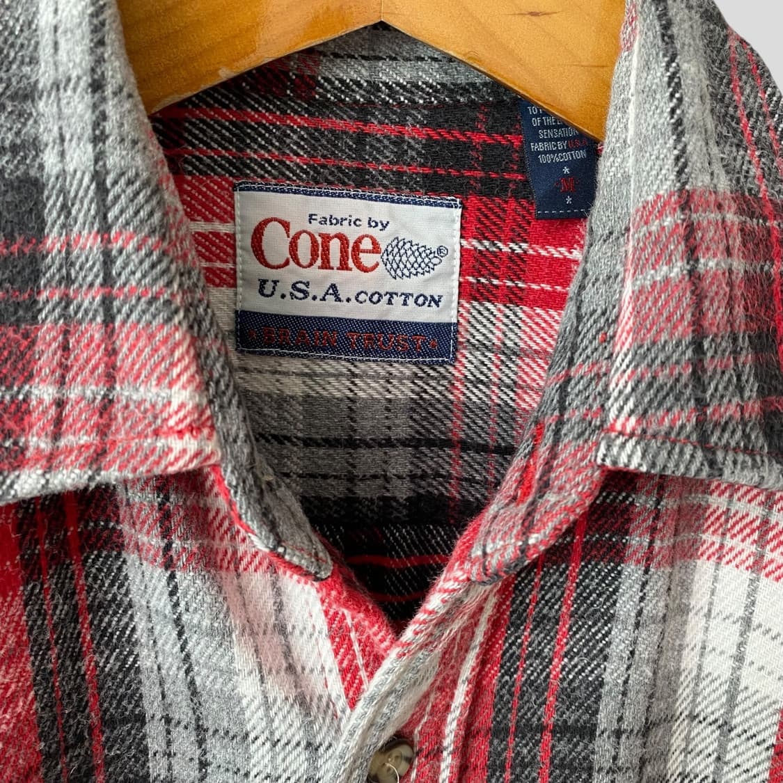 (M)BRAIN TRUST 헤비코튼 체크셔츠 상품이미지3