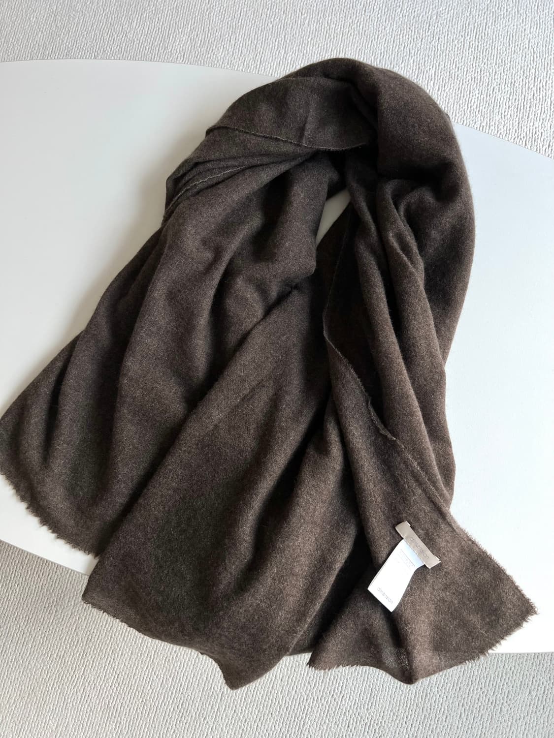 캐시미어 100% - 모카브라운 머플러&숄 상품이미지4
