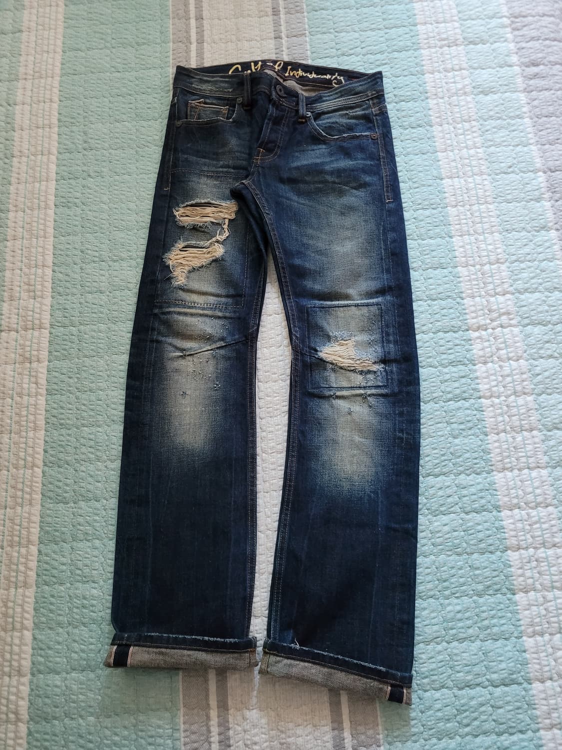 컬트 오브 인디비듀얼리티 COI 재패니즈 셀비지 릴렉스드 데님 29-30 상품이미지1