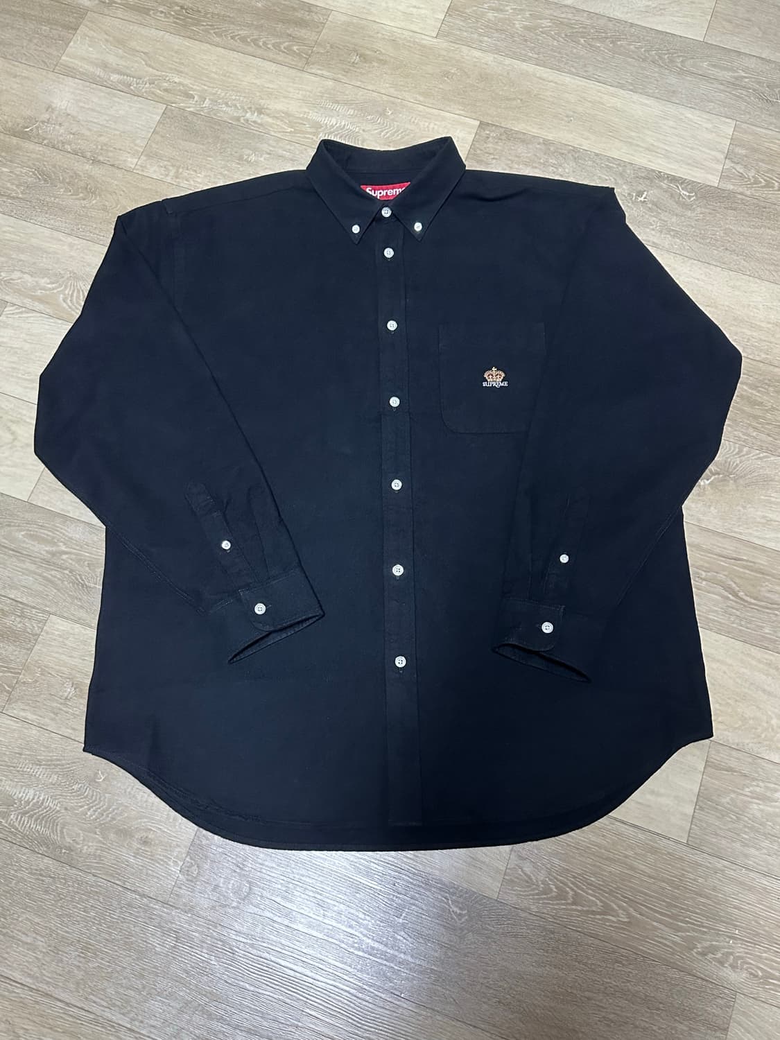 슈프림 루즈핏 플라넬 옥스포드 셔츠  상품이미지1