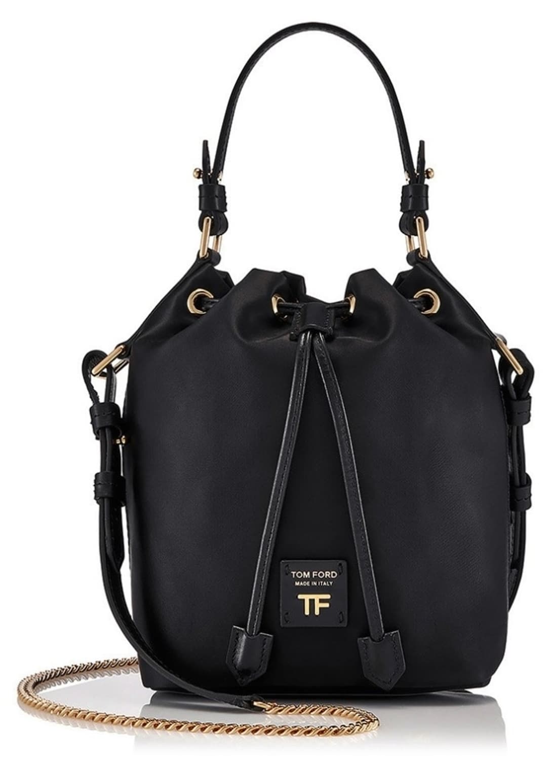 톰포드 블랙 드로우스트링 버킷백 상품이미지2