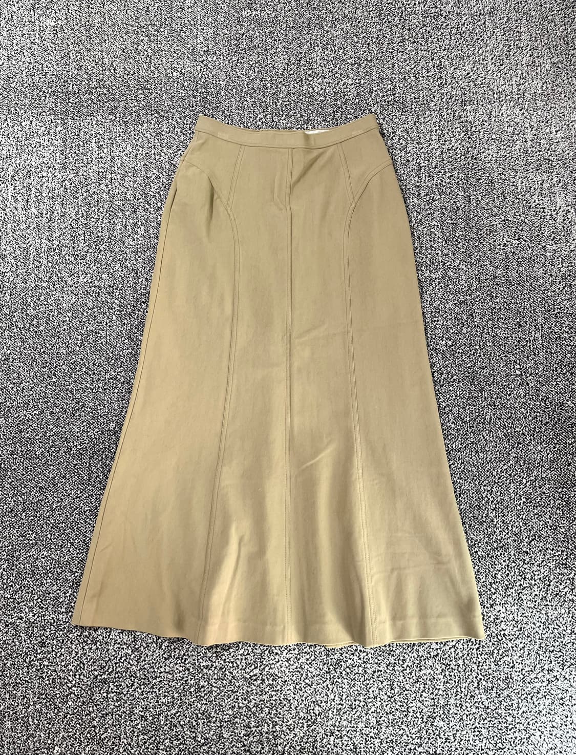 빈티지9. 일본빈티지 BELLUCCI 롱 스커트 플레어 베이지 상품이미지1