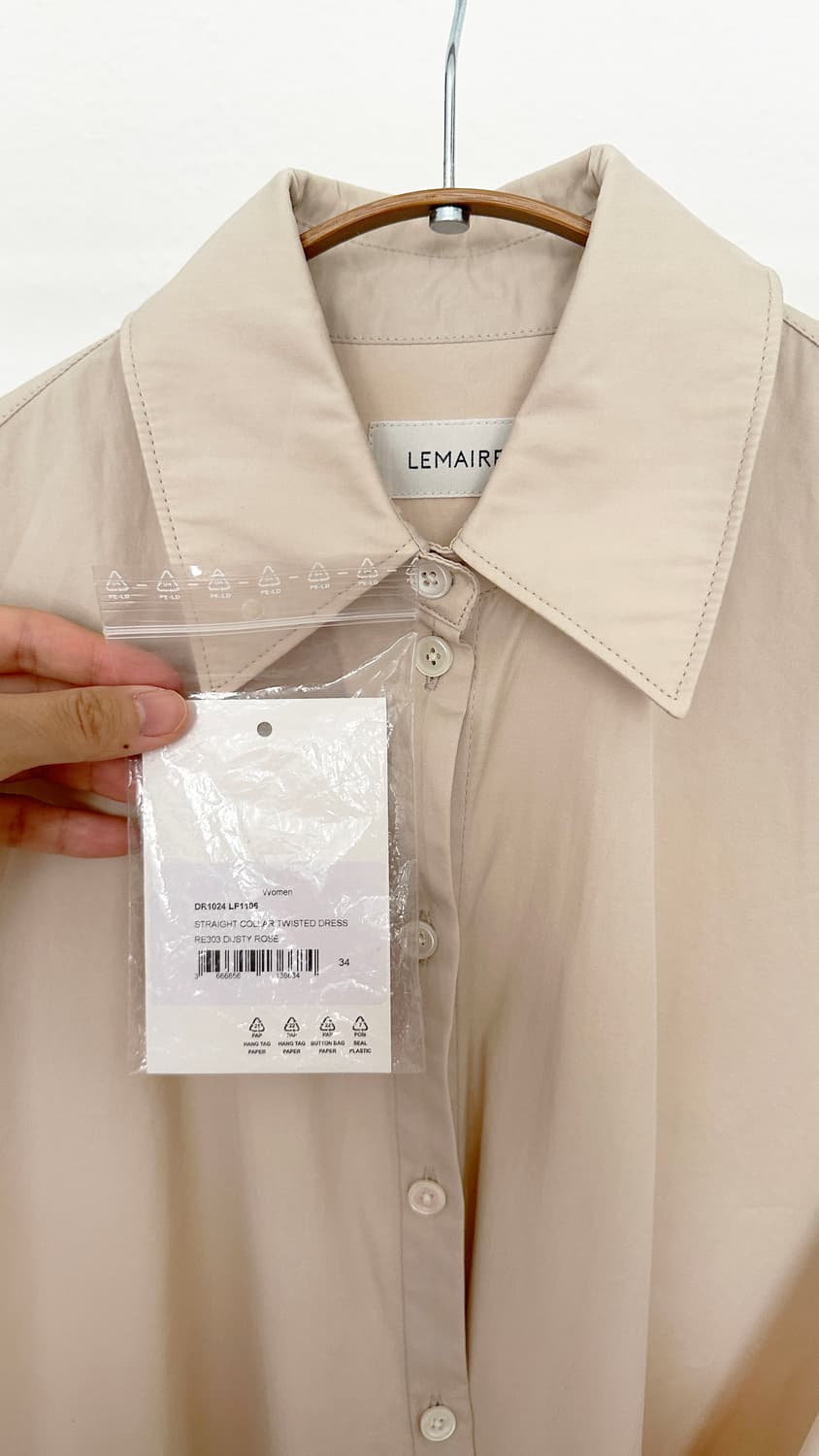 lemaire 트위스트 셔츠 드레스 34 상품이미지10
