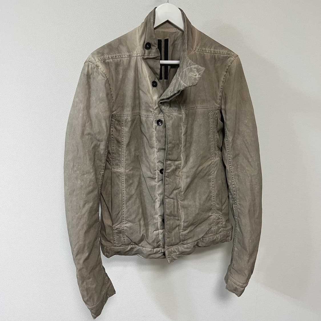 릭오웬스 13FW 다크쉐도우 더티 슬레이브 봄버 자켓 펄 상품이미지2