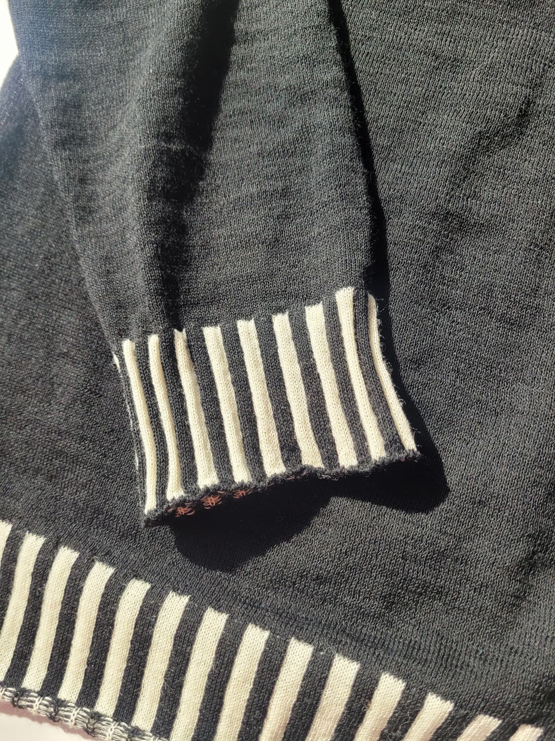 꼼데가르송 옴므 듀 엣지 롤넷 소매 디테일 니트 L 상품이미지2