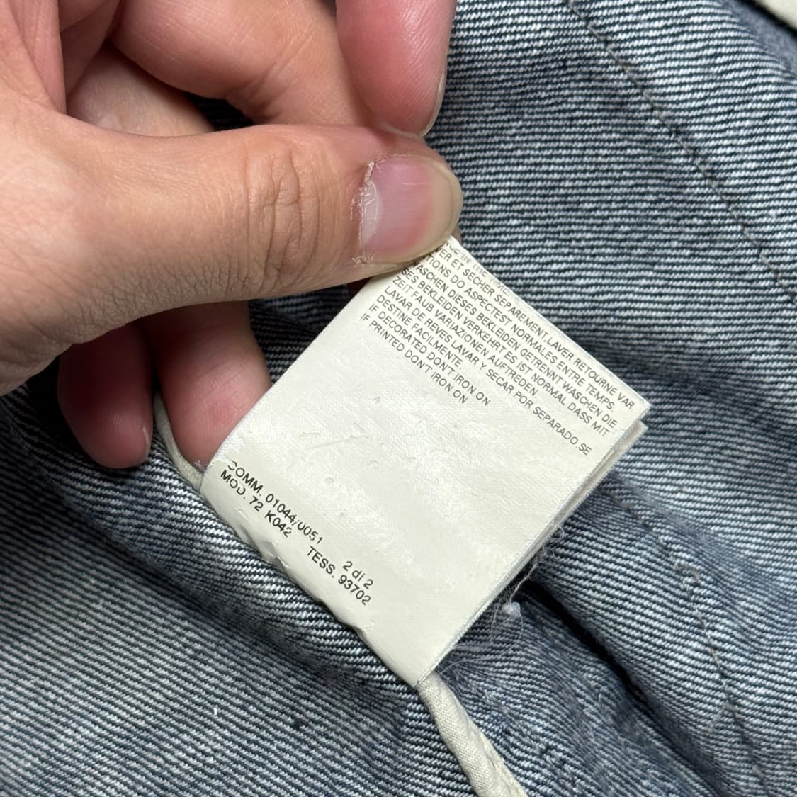 디스퀘어드2 우먼 패치워크 자수 크롭 데님자켓 40 상품이미지9