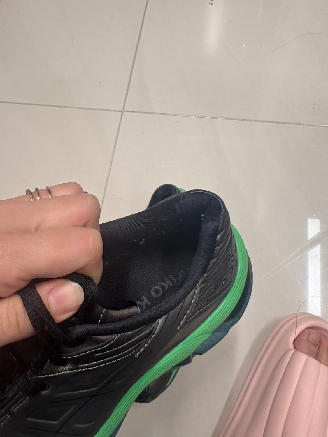 키코코스타디노브 x 아식스 젤 테서렉트 건메탈  235Size 상품이미지2