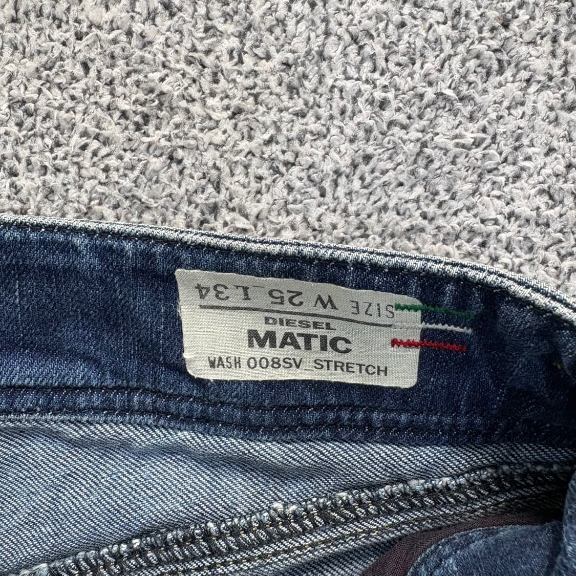 25 디젤 워싱 데님 청 반바지 0414J 상품이미지4