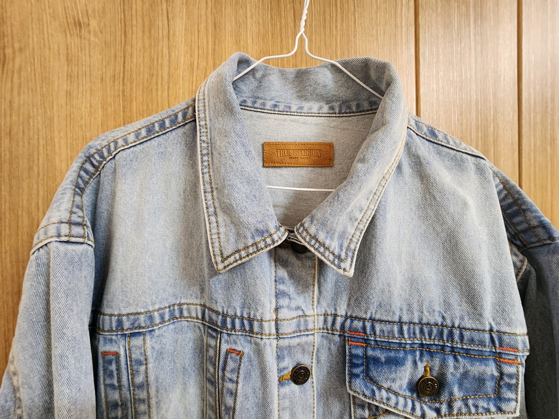 (XL)여성 트루릴리전 데님 자켓 상품이미지2