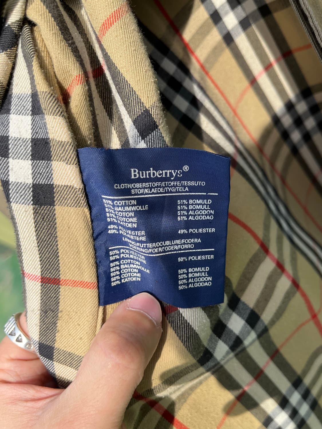 버버리 오리지널 발마칸 상품이미지5