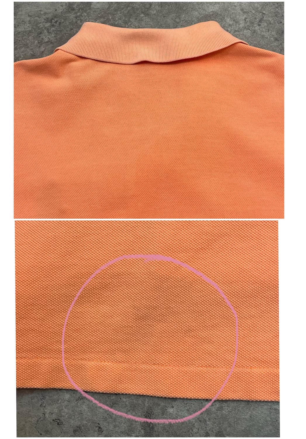 폴로 랄프로렌 빅포니 반팔 카라티 오렌지 M #csz3148 상품이미지8