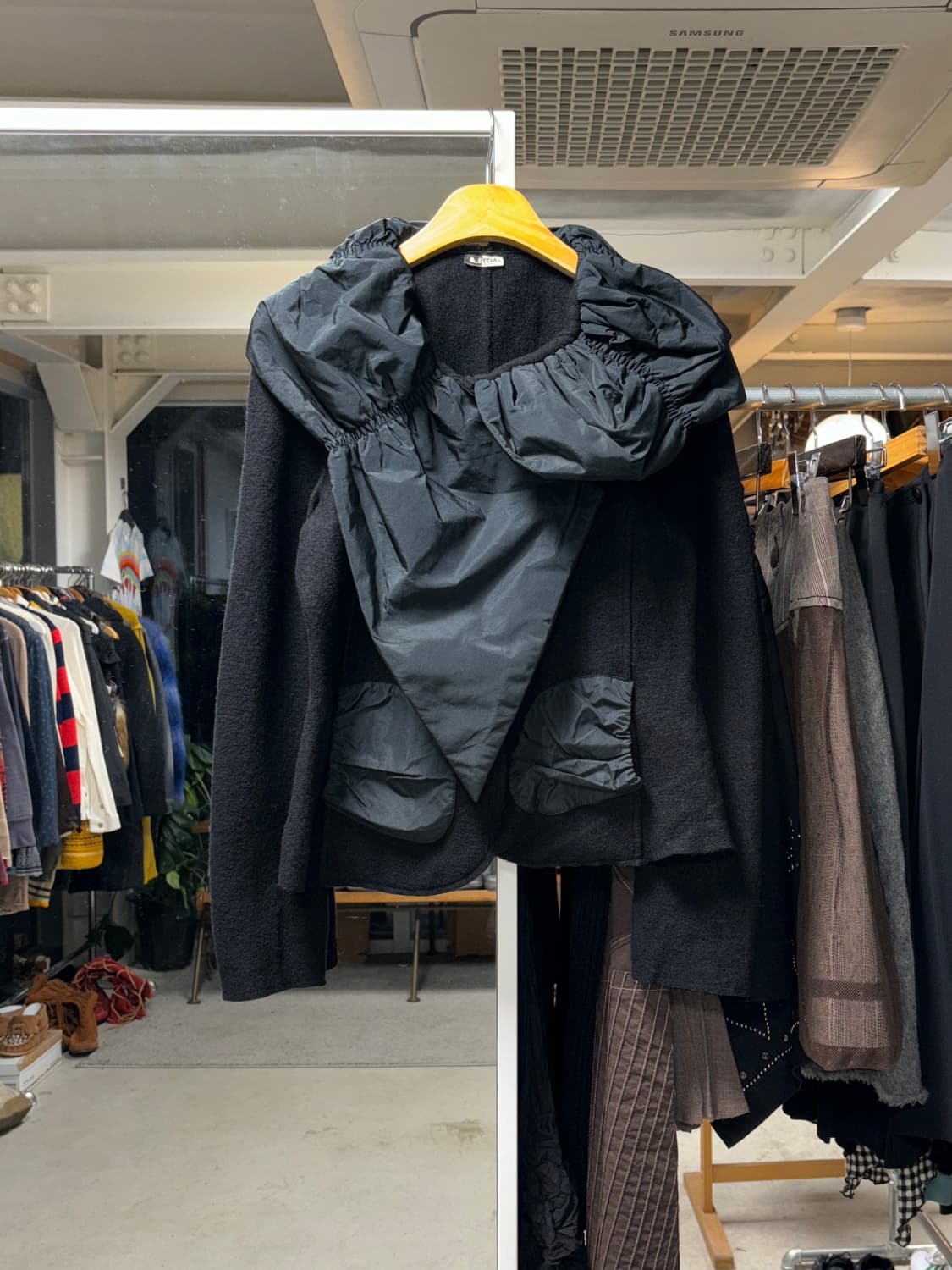 &.Eycia 변형 울자켓 상품이미지1