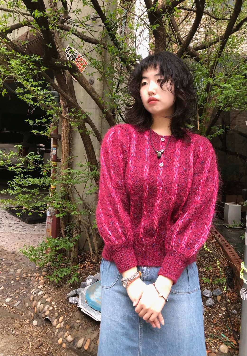Allen knit blouse 상품이미지1
