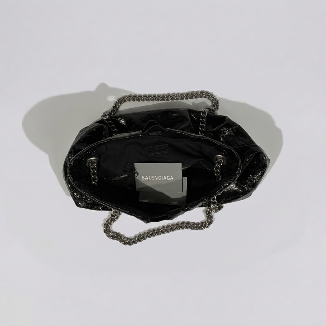발렌시아가 크러쉬 미디움 토트백 숄더백 블랙 상품이미지4