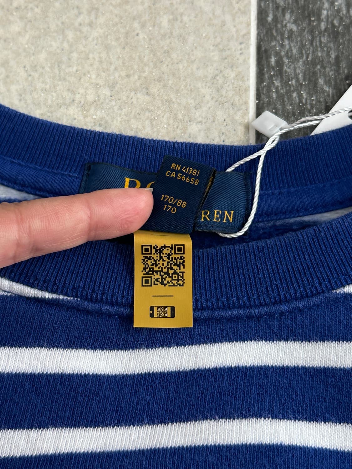 폴로 랄프로렌 스트라이프 폴로베어 맨투맨  상품이미지8