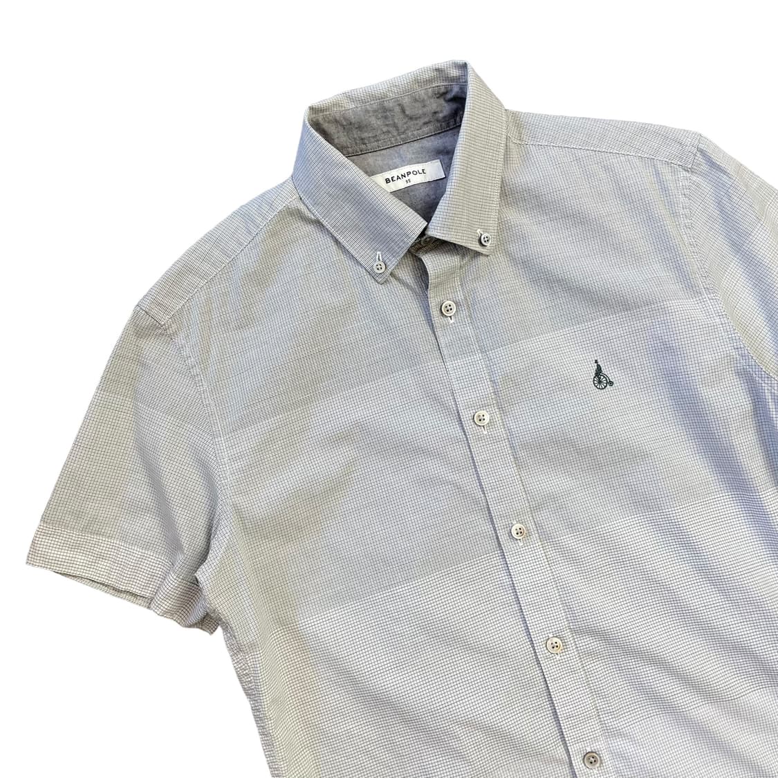 빈폴 체크 코튼 반팔 셔츠 95 상품이미지3