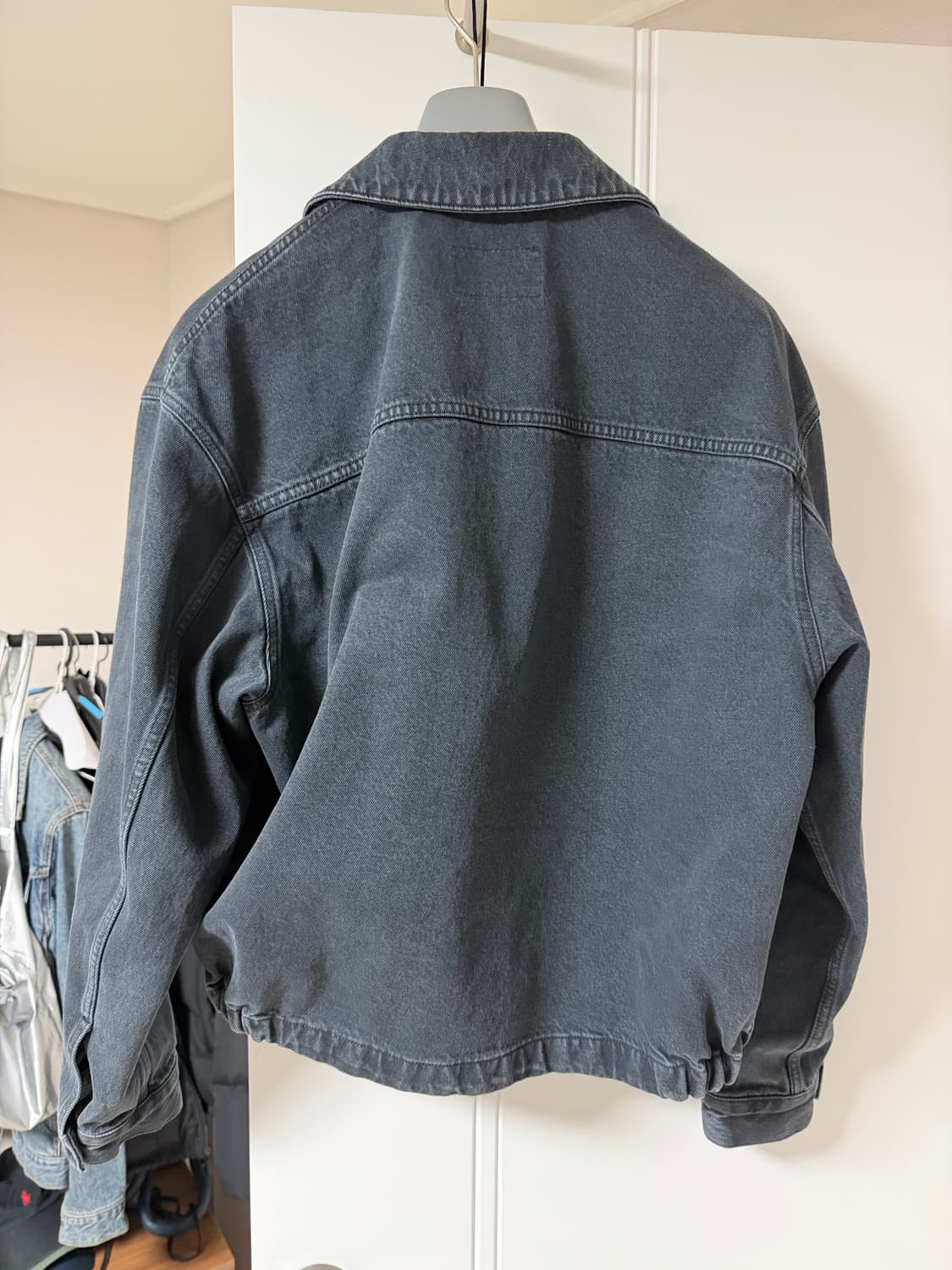 (L)프라다 데님 블루종 자켓 상품이미지2