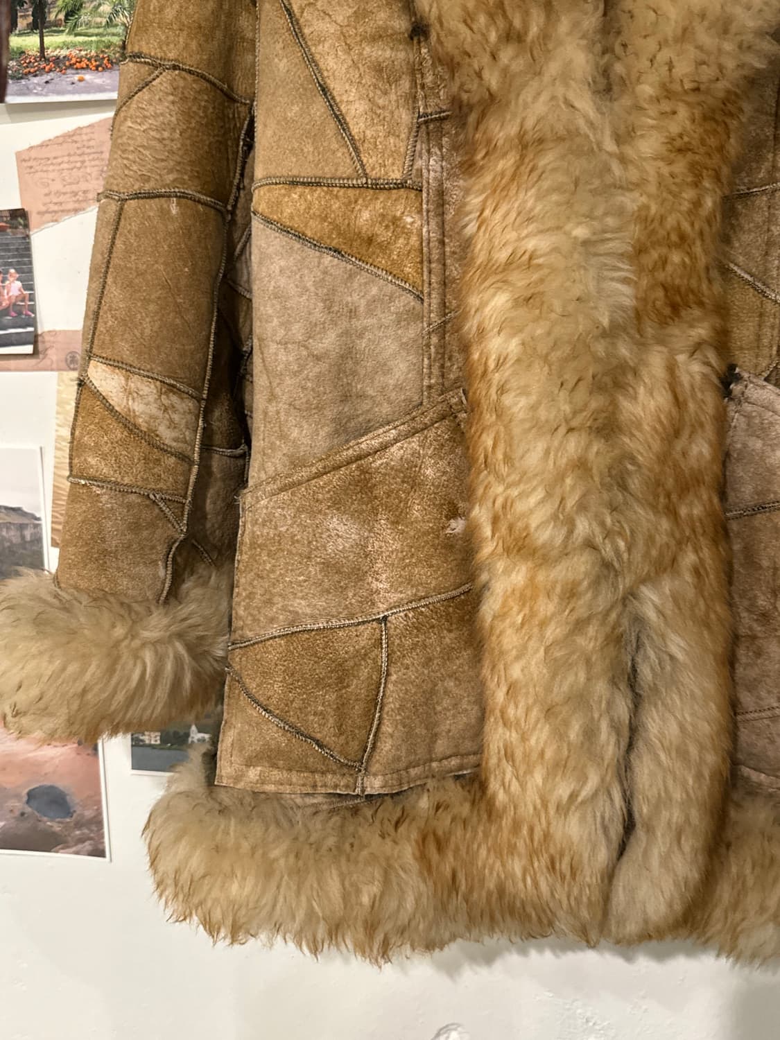 스웨이드 패치 퍼 자켓 상품이미지5