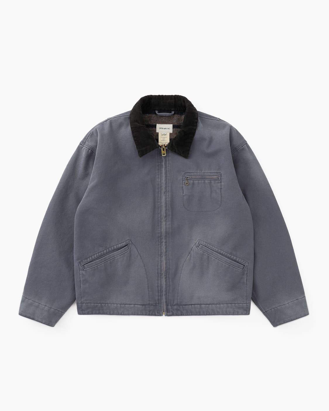 카키스 디스트레스드 덕 자켓 네이비 상품이미지1