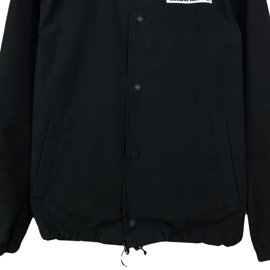 [팀버랜드] 뒷판 빅로고 프린팅 코치 자켓 블랙 M19057 상품이미지5