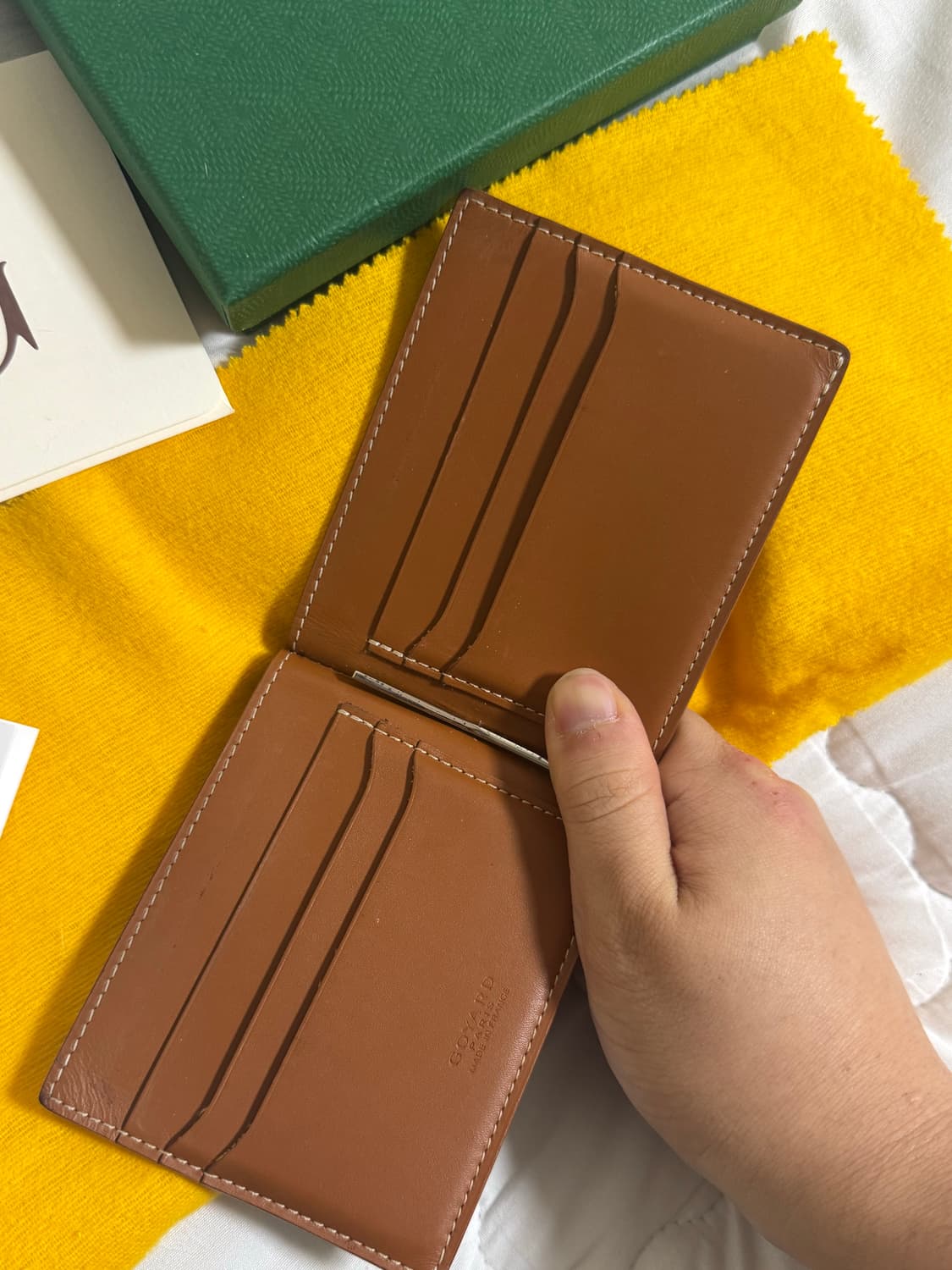 고야드 생토마 빌 폴드지갑 탄 상품이미지2