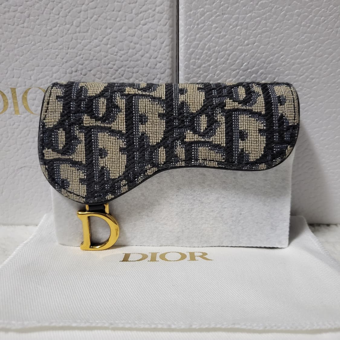 [풀구성]디올 오블리크 새들 카드지갑 상품이미지1