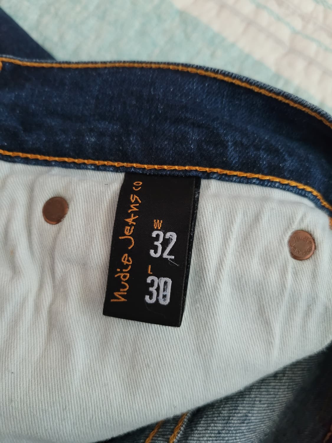 누디진 Nudie jeans 테잎테드 라들레드 레드캐스트 중청 슬림스키니 상품이미지3