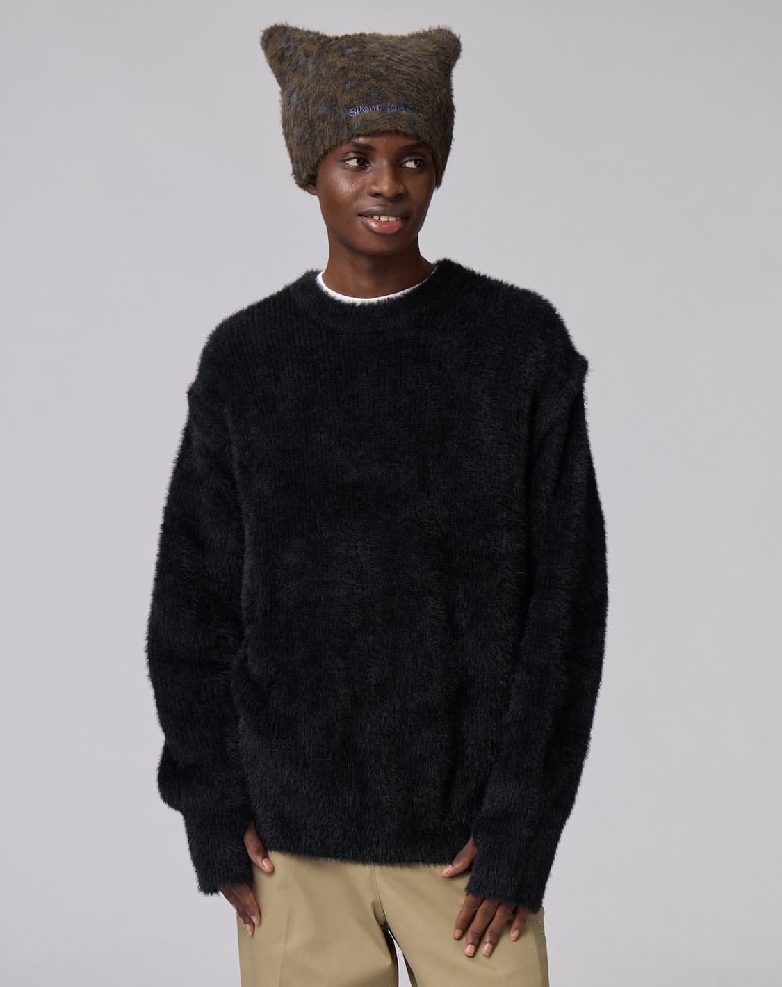 UG shaggy sweater 샤기 핑거홀 스웨터 상품이미지4