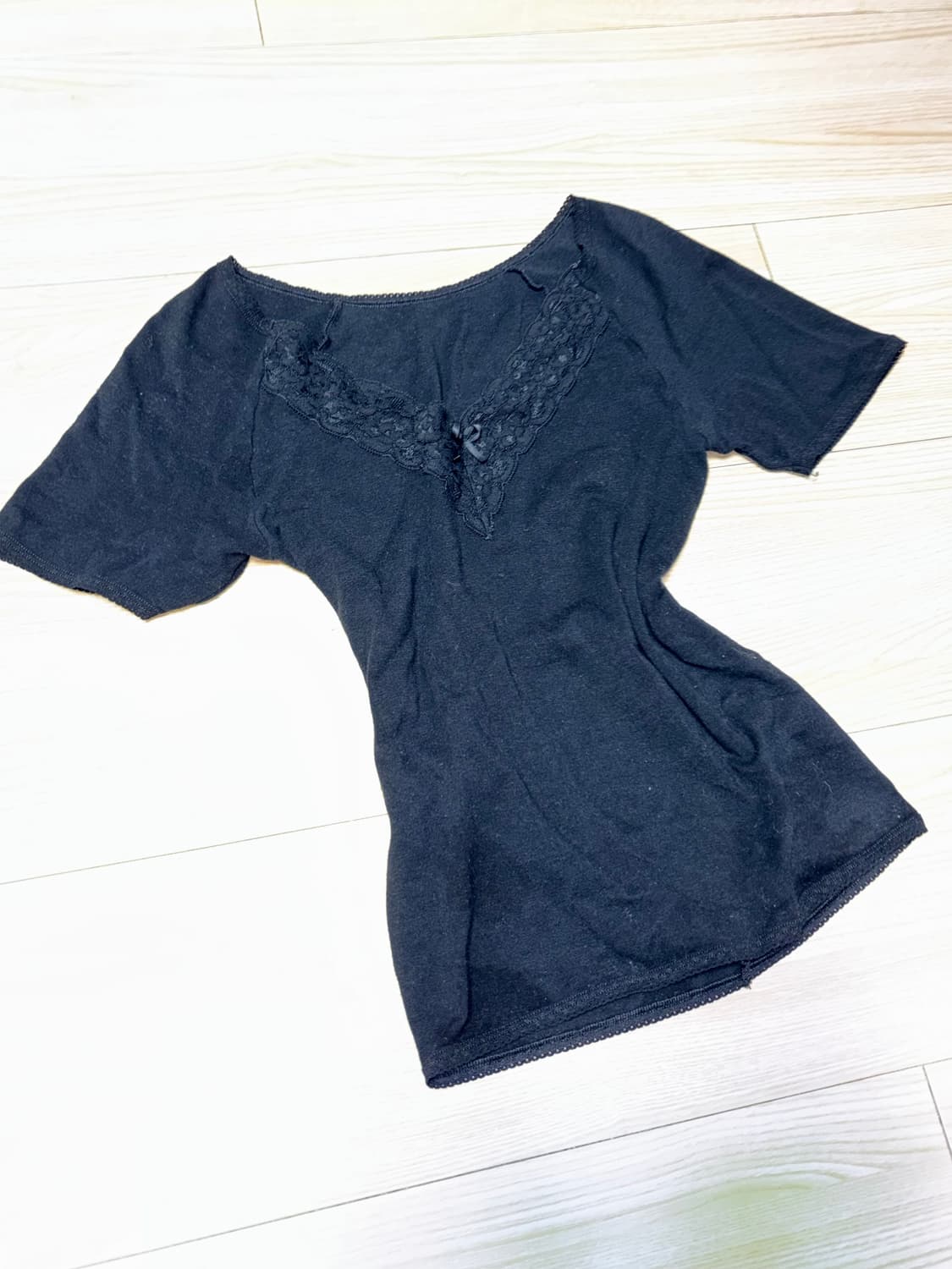 일본빈티지 레이스 탑 상품이미지1