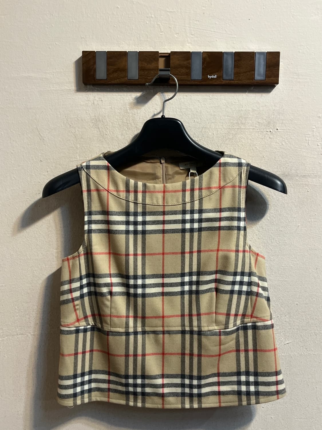 버버리 노바 체크 슬리브리스 탑 상품이미지2