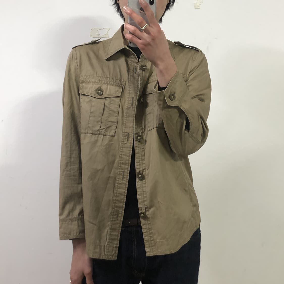 버버리 런던 사파리 셔츠 자켓  상품이미지3