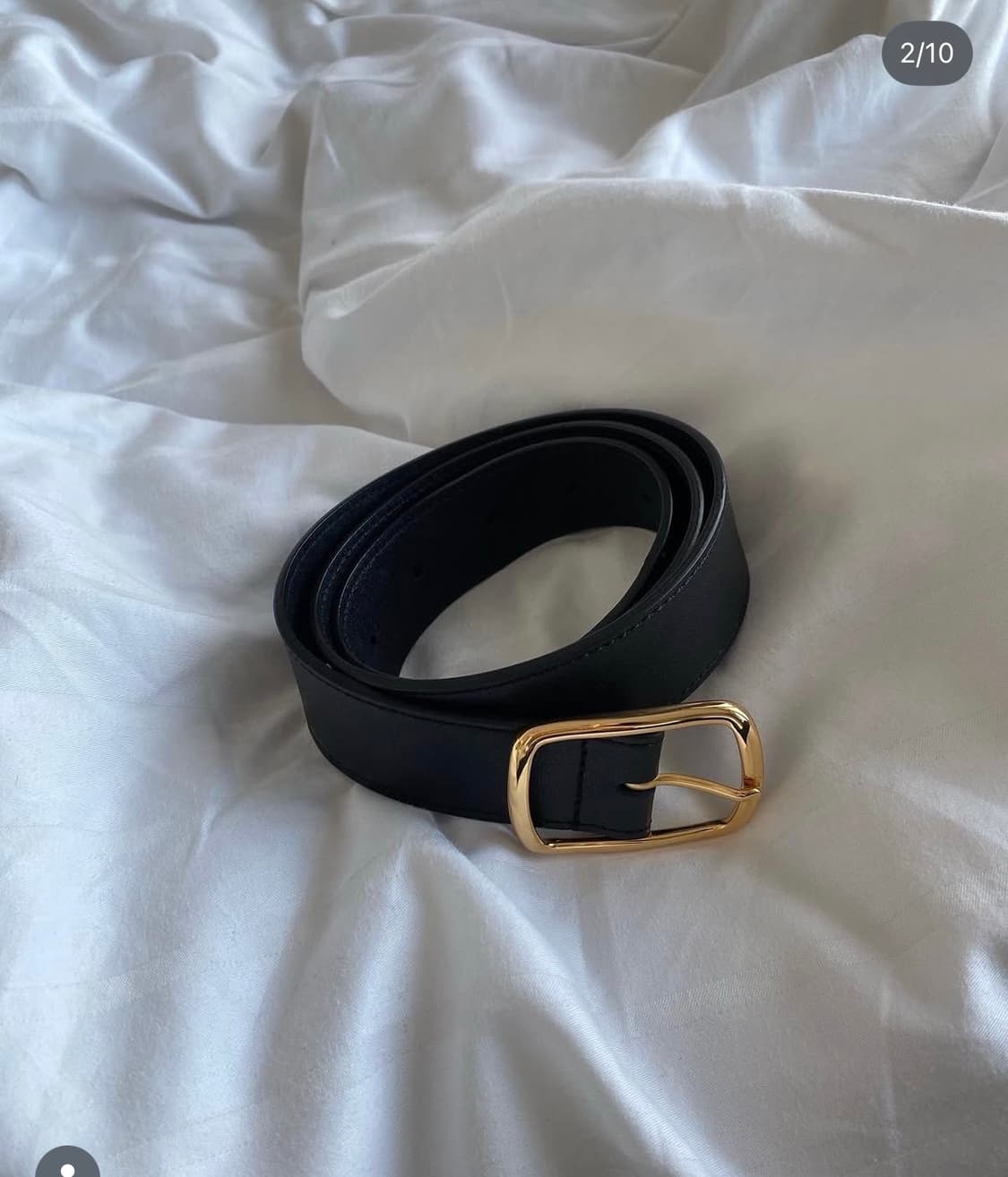 식스앤어하프 소가죽 금장벨트 75 상품이미지1