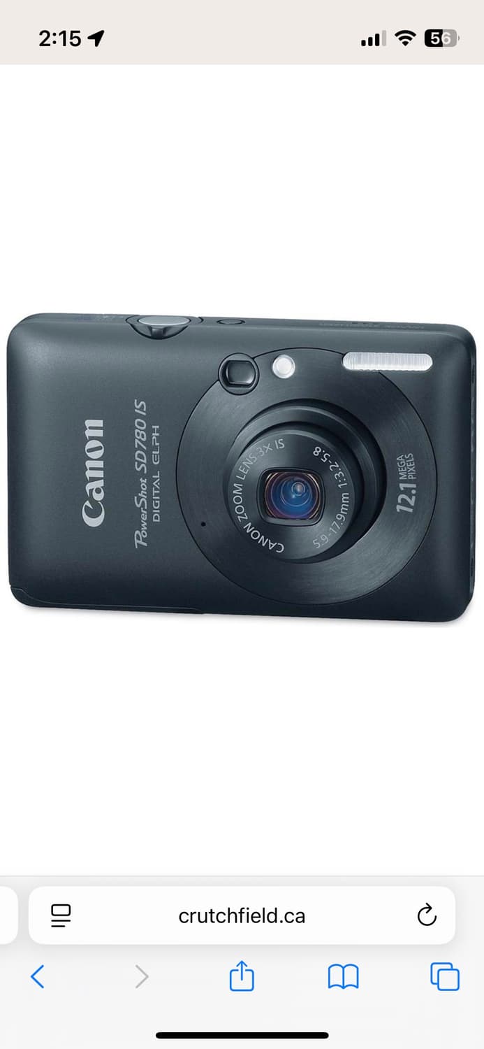 Canon PowerShot SD780 IS Digital Camera 상품이미지1