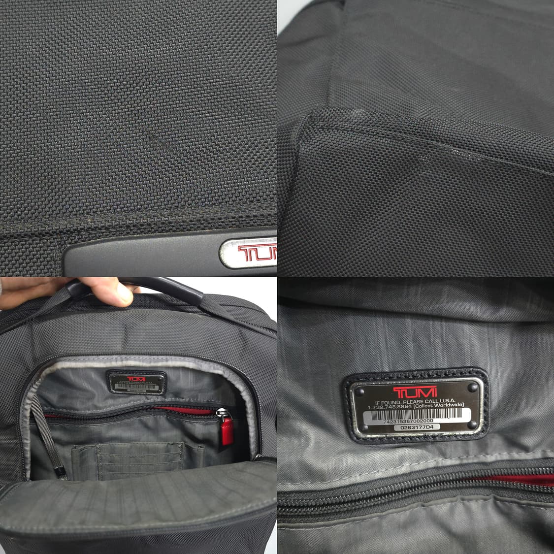 투미(TUMI) 멀티포켓 백팩 블랙 상품이미지8
