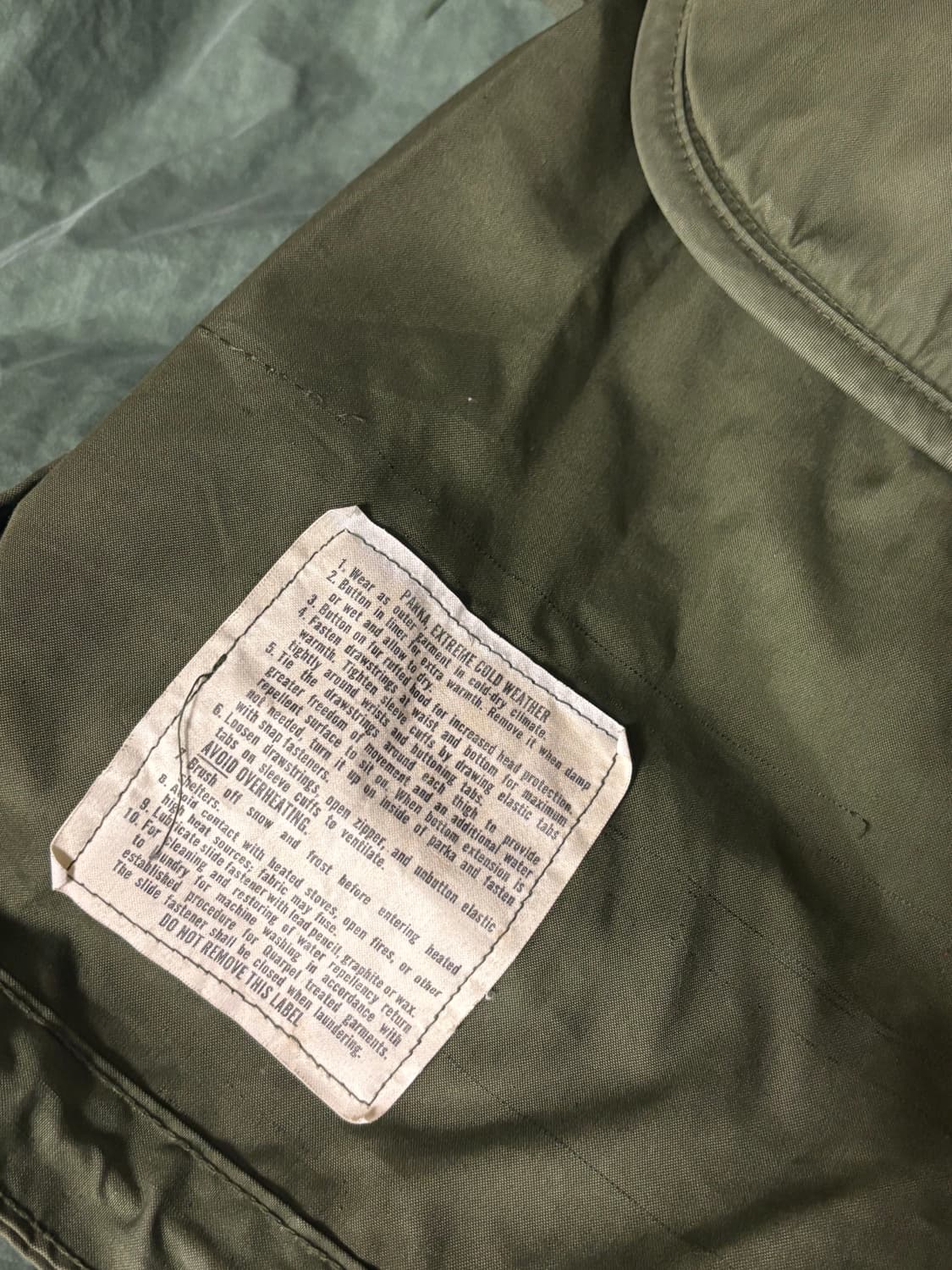 오리지날 미군 피쉬테일 개파카 m65 상품이미지3