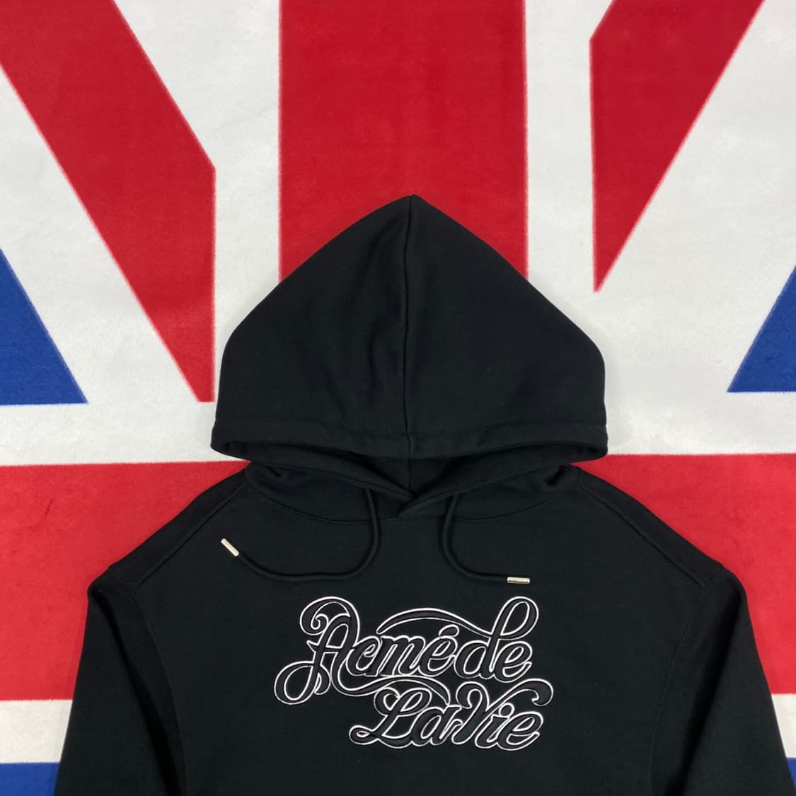 아크메드라비 오버핏 크롭 후드티 2 실측 여성55  상품이미지3