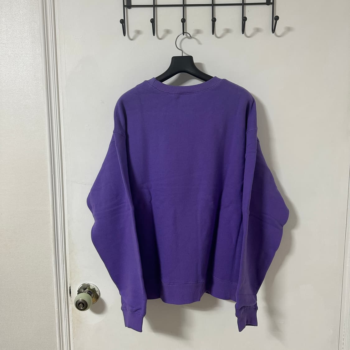 새상품 L mmlg 엠엠엘지 맨투맨 퍼플 상품이미지2