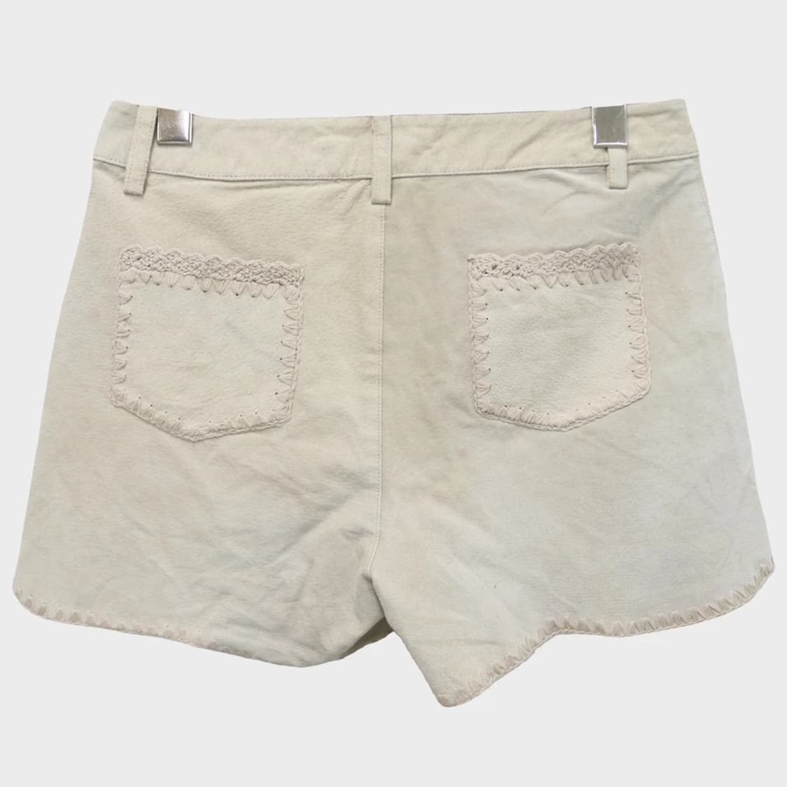 아놀드파마 베이지 가죽 숏팬츠 60566 상품이미지2